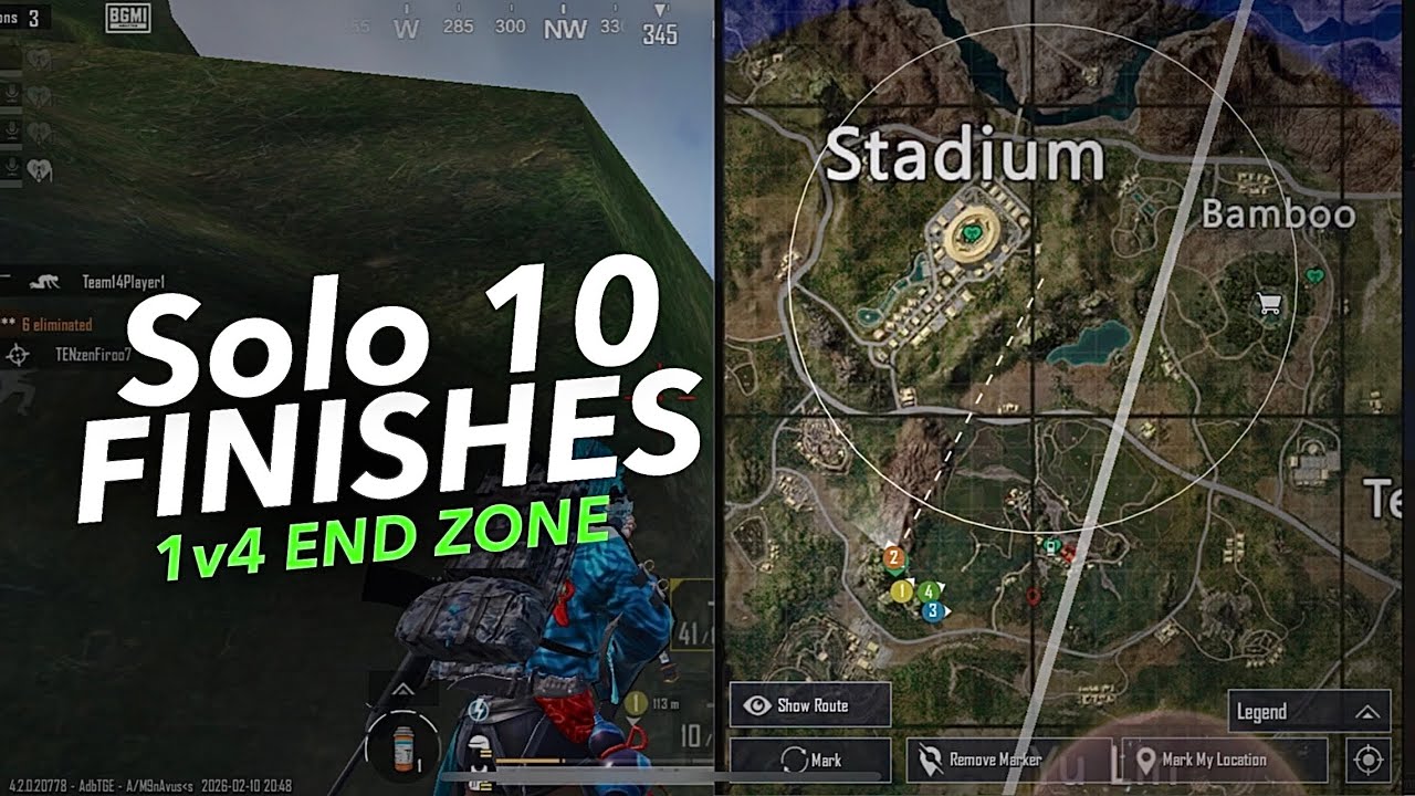 Solo 10 Finishes 🎯 | 28 Point Domination ❤️‍🔥 | 1v4 End Zone ☠️ | bgis 2026 | SBzExploser 