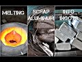 Melting scrap aluminum into ingots 2.0