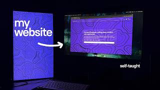 building my personal website as a self-taught developer