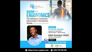 ERGONOMICS WEBINAR WSPAK
