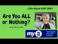 Weight Watchers Weight Loss Support Vlog | Are you a all or nothing thinker | lifestyle not a diet