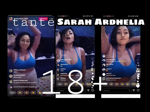 tante SARAH ARDHELIA Live IG bikin gagal fokus. 18+