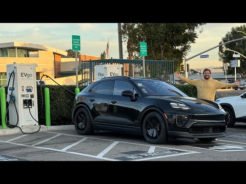 First Porsche Macan Ev Highway Range Test! Goes Farther Than Taycan