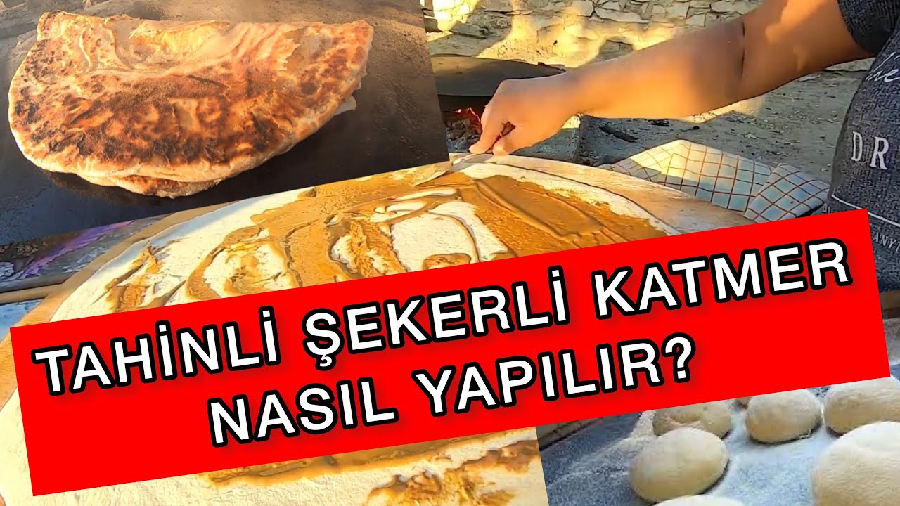 TAHİNLİ ŞEKERLİ KATMER NASIL YAPILIR? TAHİNLİ KATMER TARİFİ???? #katmer #tahinlikatmer #yemektarifi ????