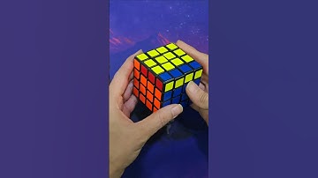 4x4 OLL Parity tutorial (easy). Basic #4x4 #parity #rubikscube #edgeparity