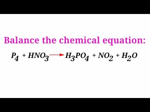 Balance The Chemical Equation Ion Electron And Half Reaction Method P4 Hno3 H3po4 No2 H2o 