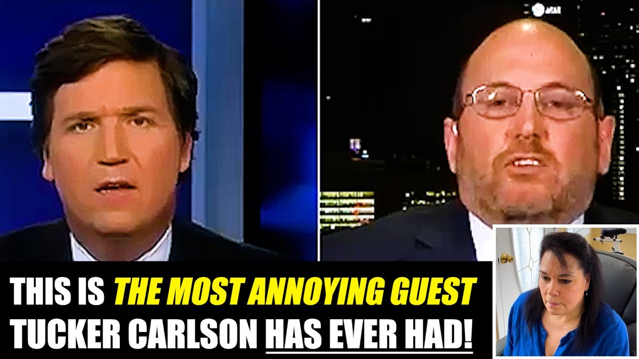 This guy is the MOST ANNOYING guest Tucker has ever had on... - YouTube
