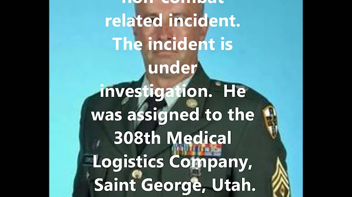 Tribute To Our Fallen Soldiers - US Army 1st Sgt. ...