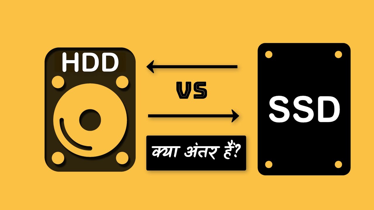 What Is The Difference Between HDD Vs SSD Hindi Quick Support 