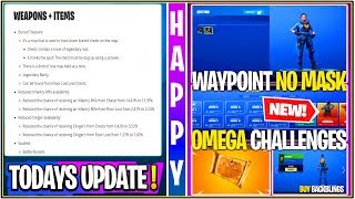 New Fortnite Update Buyable Backblings, Omega Challenges, Custom Banners, & Much More