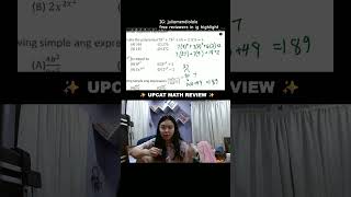 UPCAT 2026 LIVE Review # 18 (Start of Algebra!)