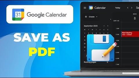 How To Save Google Calendar As PDF Export Your Google Calendar