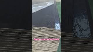 Bamboo charcoal wall panel #chipboard #wpcwallpanel #pustone #acousticpanel #pvcmarblesheet