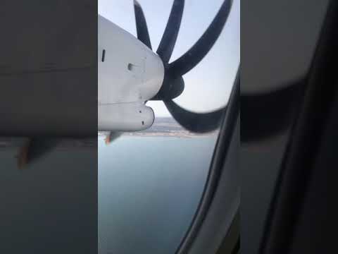 جزيرة دلما من فوق الطائرة