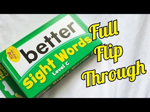 Sight Words Level C Flash Cards from Trend Enterprises (Flip Through ...
