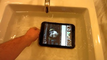 Pantech Element Tablet Review - Waterproof Testing