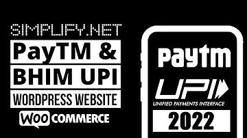How to Integrate Paytm Payment Gateway & BHIM UPI in WordPress Website | Accept payment Online 2022