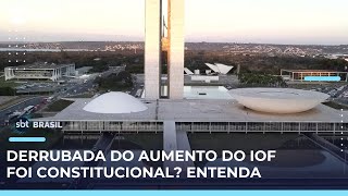 Video constitucionalidade-de-derrubada-do-aumento-do-iof-e-analisada-por-especialistas-sbt-brasil