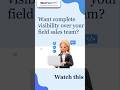 Want complete visibility over your field sales team? #SalesAutomation #SalesTracking #FieldSalesApp
