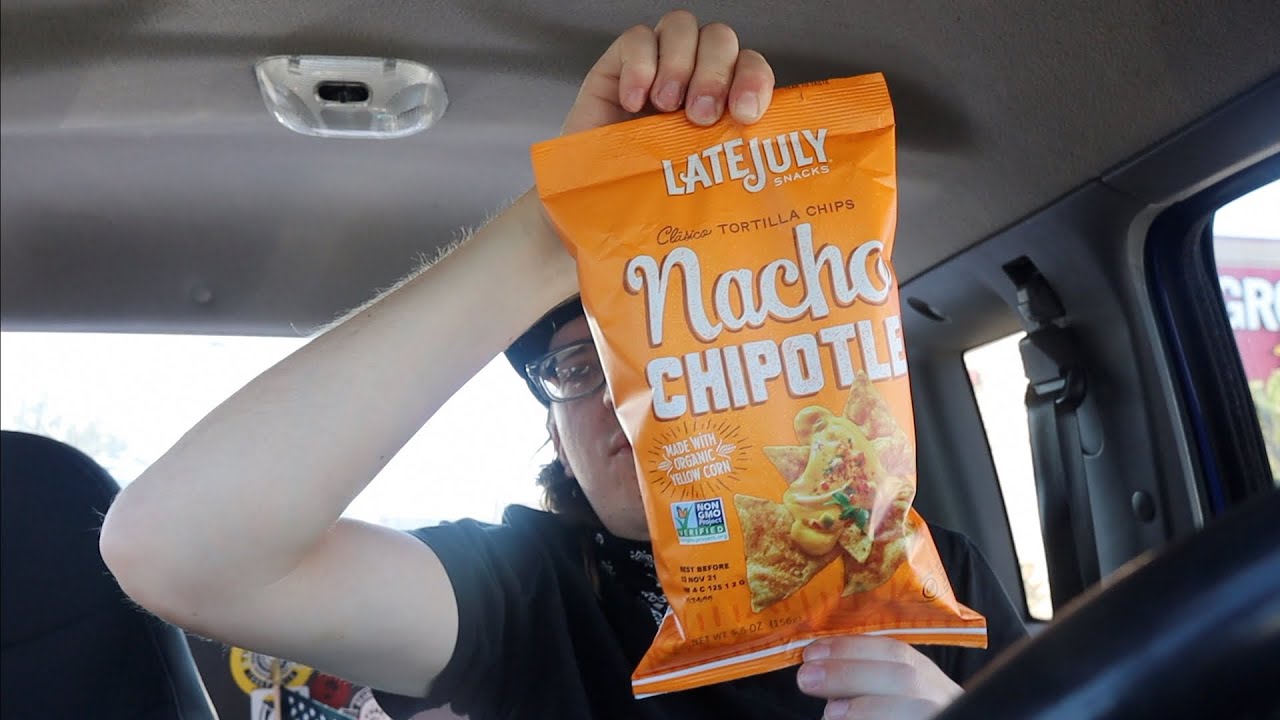 Late July Nacho chipotle chips Review YouTube