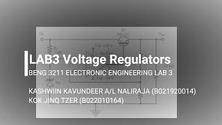 Lab 3 Voltage Regulator | BENG 3211 | Group 6
