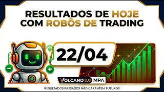 🚀 RESULTADOS DIÁRIOS COM ROBÔS DE TRADING | 22/04/2026 | ROCKET PRO WALLET
