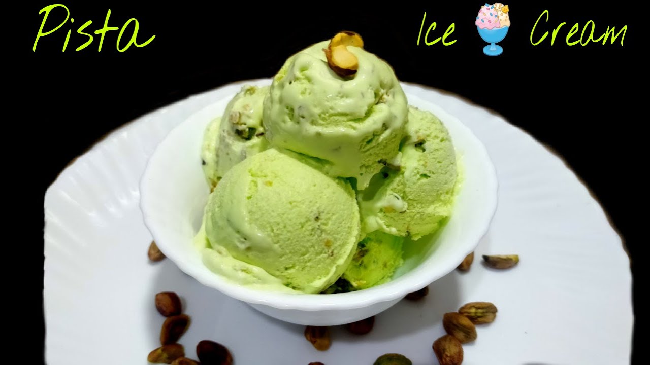 Pista Ice Cream Recipe Homemade Pistachio Ice Cream Recipe Bushra