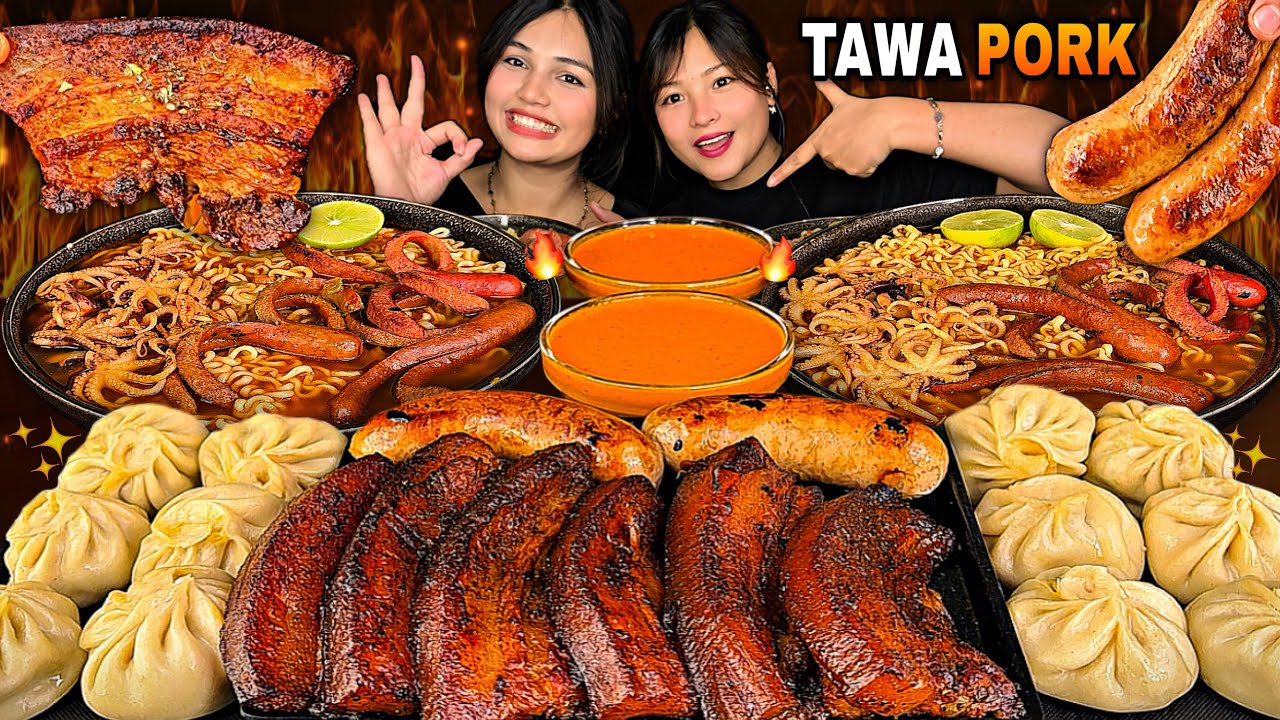 ПОДПИСЫВАЙТЕСЬ, ЧТОБЫ ДРУЖИТЬ❤️😱| ОСТРЫЙ РАМЮН С ОСЬМИНОМ🔥 МОМО ИЗ СВИНИНЫ, ПРИГОТОВЛЕННОЙ НА СТО...