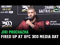 Jiri prochazka goes off hes talking s hes trying to be a gangster  ufc 300