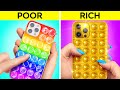 OH NO, I AM BROKE! || Rich Hacks And Tricks To Become Popular by 123 GO! GOLD