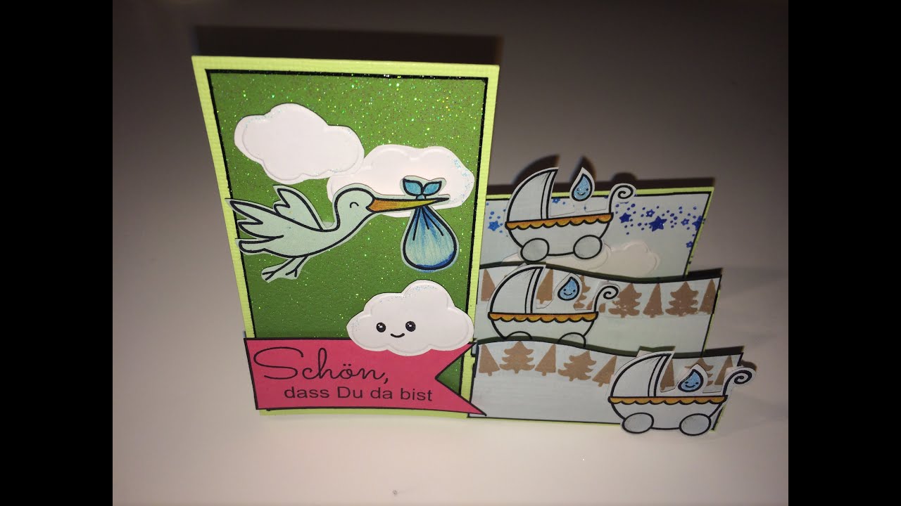 [tutorial] Scrapbook- Side Step Card---Tropfi auf Reisen---[deutsch] paper mache