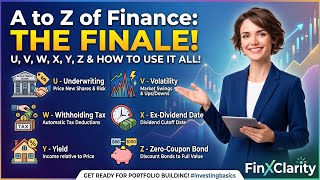 The Financial Alphabet Finale Underwriting to Zero-Coupon Bonds
