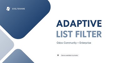 From Quick Inputs to Deep Logic — Master Filters in Odoo 18