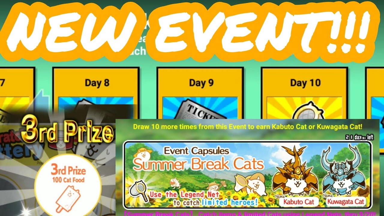 [TKCT] Summer Break Cats Event - The Battle Cats