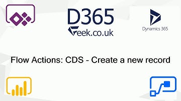 Flow Actions: CDS - Create a New Record