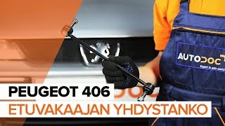 Kuinka korvata Kallistuksenvakaajan yhdystanko PEUGEOT 406 (8B) - opetusvideo