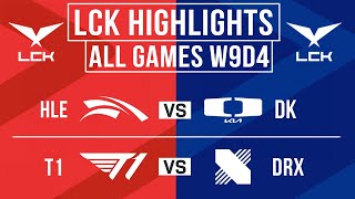 LCK Highlights ALL GAMES Week 9 Day 4 | LCK Spring 2024