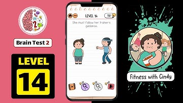 Brain Test 2 Fitness with Cindy Level 14 Walkthrough