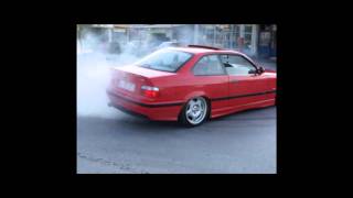 BMW DRİFT BURNOUT E36 YANLAMA