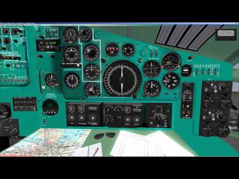 FSX | Tu 134 | Ту 134 А3 | полет по РСБН (RSBN)  | UWUU - USSS | часть 2