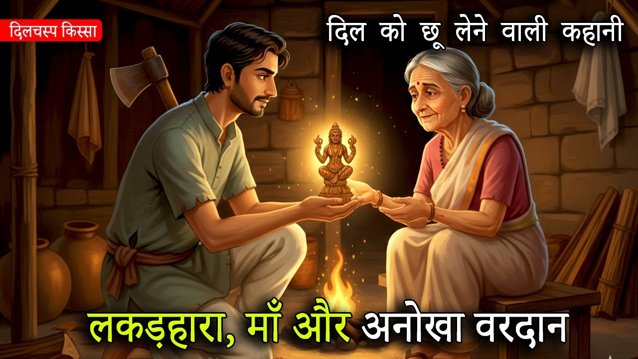 🔴 लकड़हारा, माँ और अनोखा वरदान | HIDNI KAHANI | JADUI KAHANI|ROCHAK KISSA | BED TIME STORY | #reach