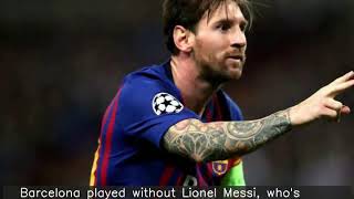 Messi-less barcelona lose la liga opener for first time in 10 years