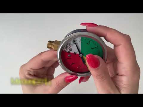 Манометр гліцериновий 10 bar RD-670R10, видео 1