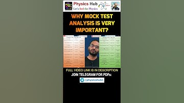 How to do Mock Test Analysis? #shorts