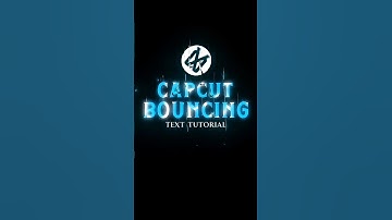 CAPCUT I BOUNCING TEXT TUTORIAL 🔥💀 || #shorts #tutorial