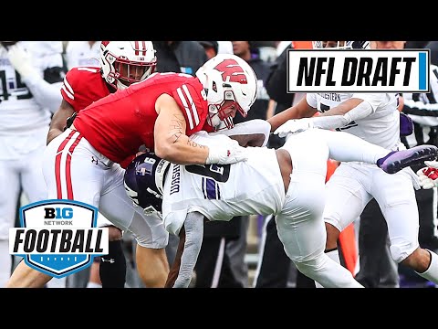 Highlights: Wisconsin Linebacker Leo Chenal | Big Ten Football in the 2022 NFL Draft