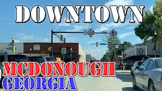 McDonough - Georgia - 4K Downtown Drive