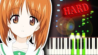 Video thumbnail of "GIRLS UND PANZER OPENING - DREAMRISER - Piano Tutorial"