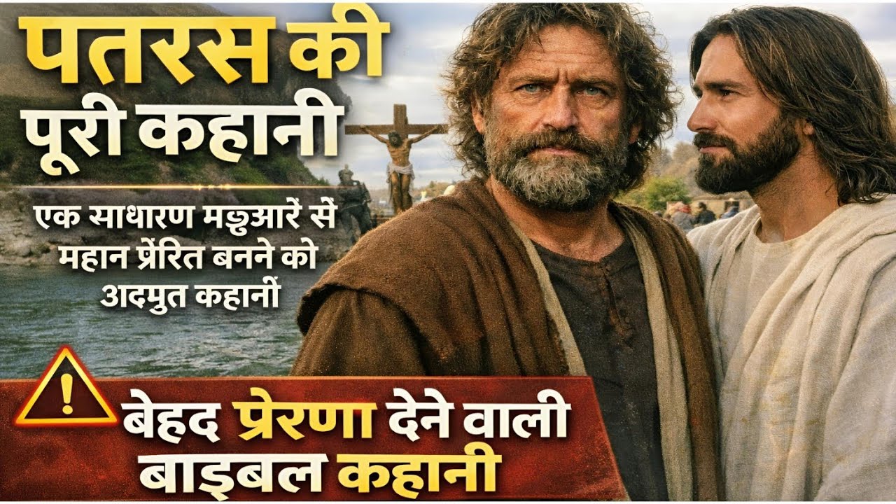 एक साधारण मछुआरे से महान प्रेरित बनने की अद्भुत कहानी | Saint Peter Full StoryHindi|Bible Story 2026