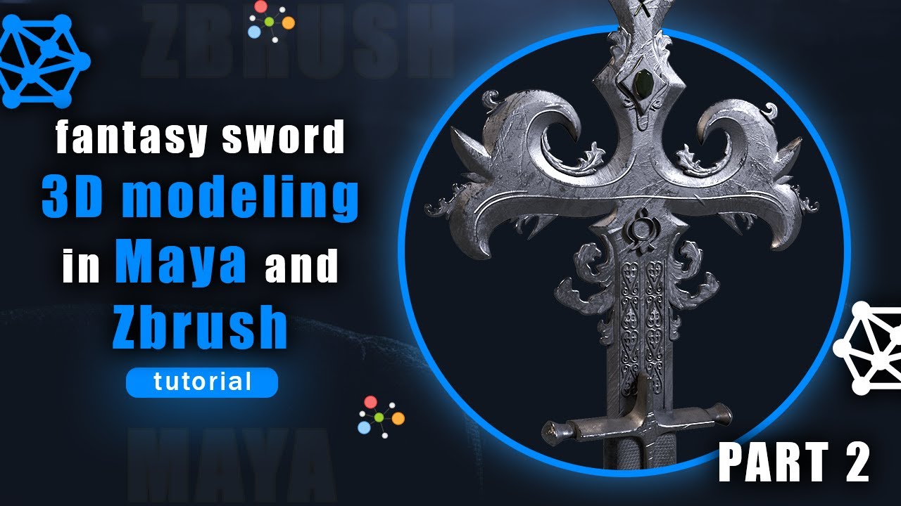 most efficient way to make complex sword 3D models | PART 2